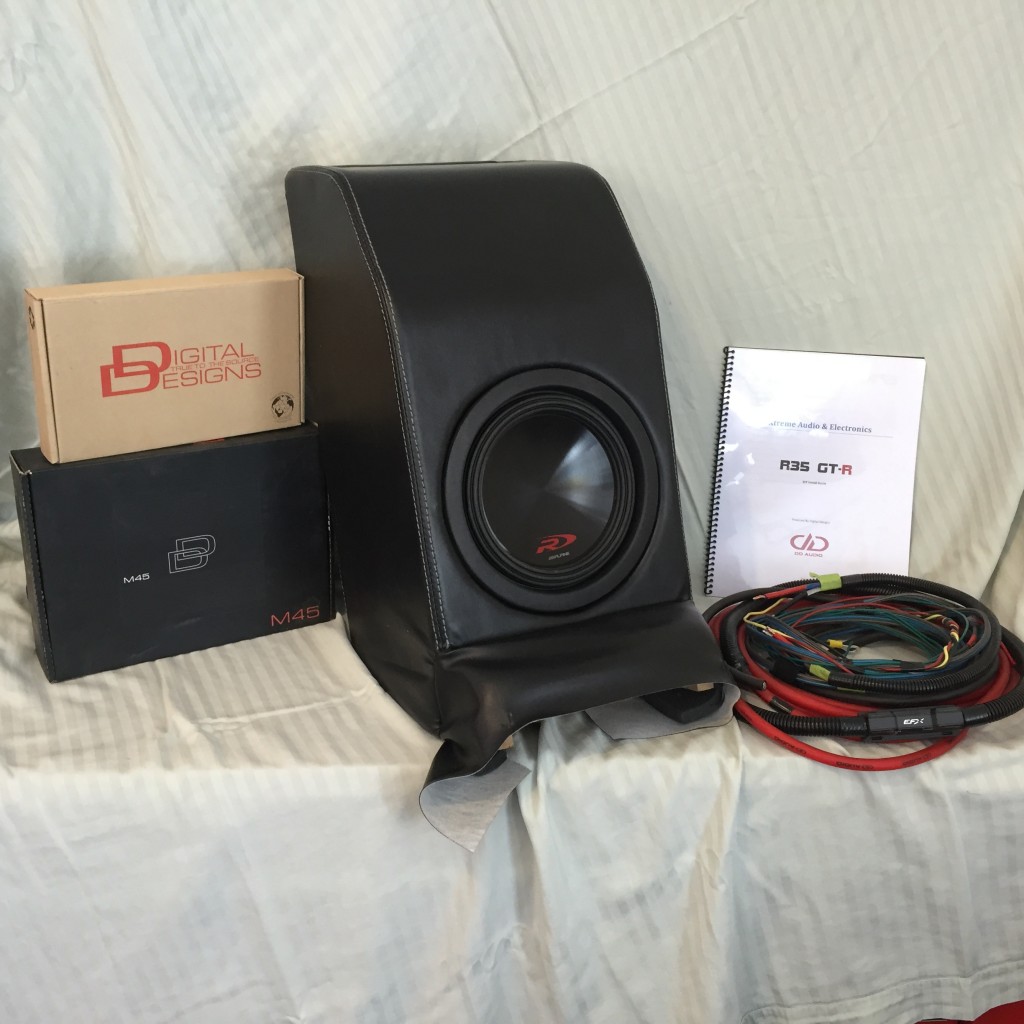 R35 GTR Alpine Subwoofer Kit Xtreme Audio & Electronics